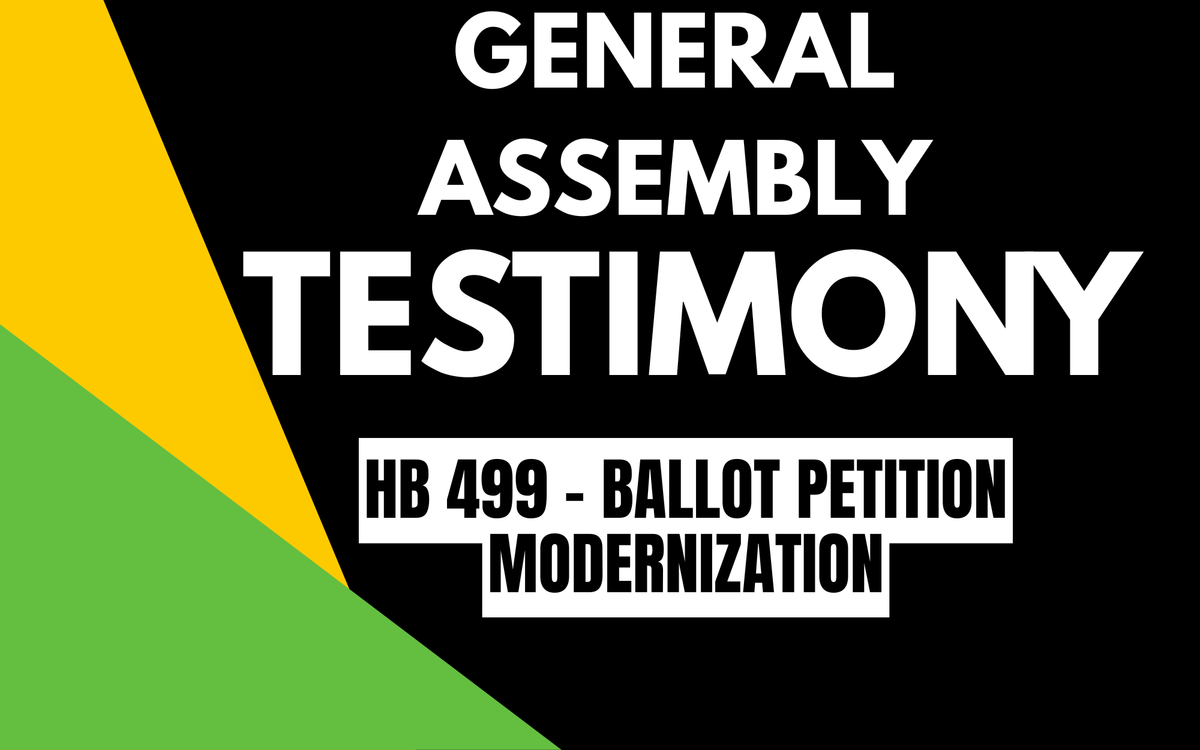 HB 499: Ballot Petition Modernization